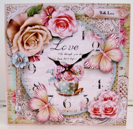 Time For Tea Card Front Kit by Pam Stubley