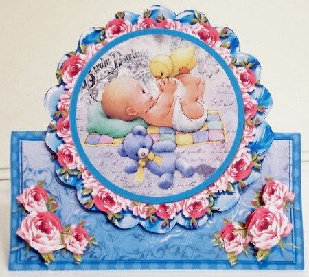 Babies R Precious Boy Tent Card Kit.3 by Pam Stubley