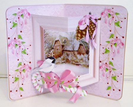 Pop-out Frame Cards - WINTER MILL by Pam Stubley