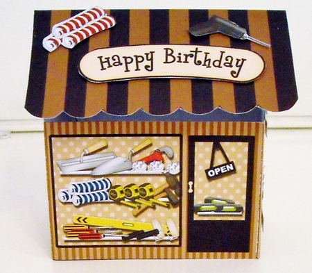 3D Shoppe Pop Up Rubber Band Card Kit  -  The Hammer n Nails DIY Store Handyman Shop by Pam Stubley