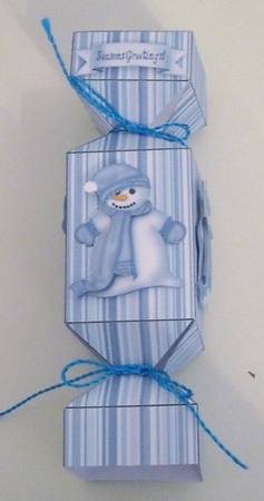 Cracker for a baby Boys 1st Christmas by Pam Stubley