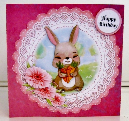 Rabbit Scolloped Topper by Pam Stubley