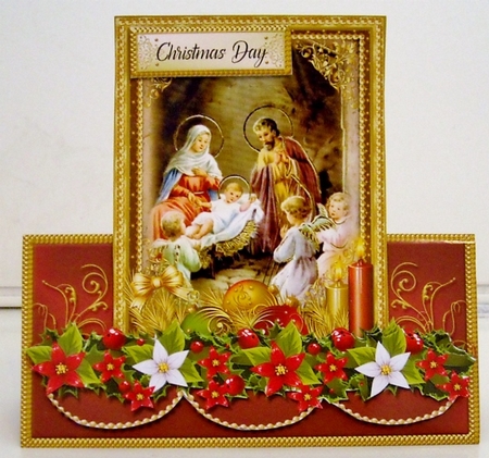 Nativity Scene Tent Card Kit. 5 by Pam Stubley