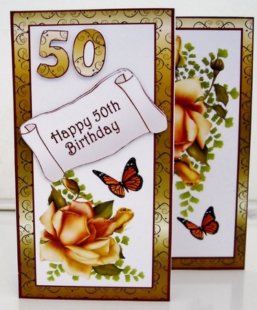 4 step pop-up  Yellow Roses Birthday 1967 by Pam Stubley
