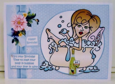 Dottie has birthday bubbles mini kit by Pam Stubley