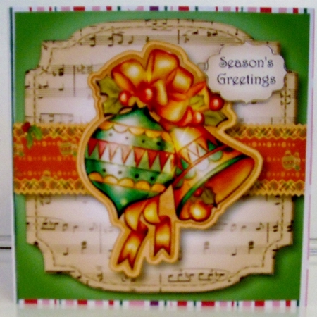 Sheet Music Vintage Christmas - Baubles by Pam Stubley