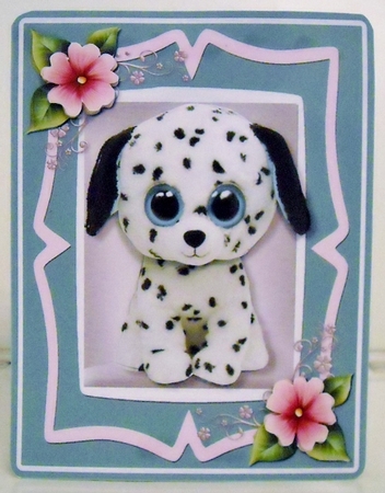 Beanie 5x7 Card Front 1 by Pam Stubley
