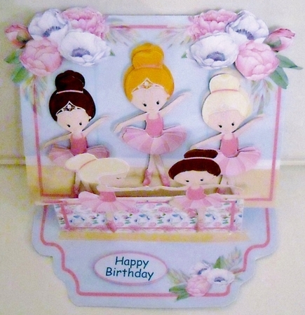 Easel Tableau - Ballet Babes by Pam Stubley