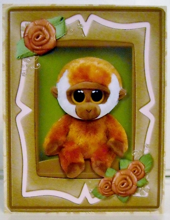 Beanie Series 5x7 Card Front 3 Set Two.  by Pam Stubley