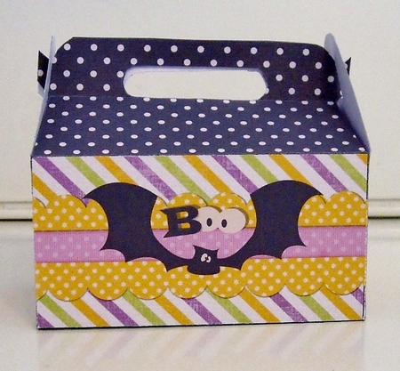 Boo Bat Printable Gable Box by Pam Stubley