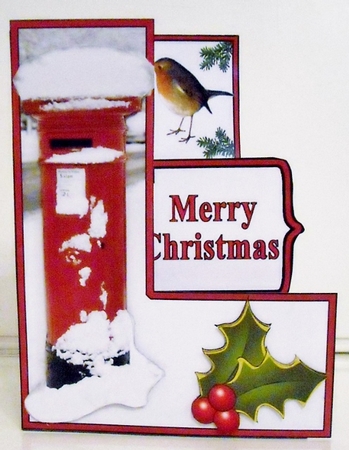 USK Postbox & robin by Pam Stubley