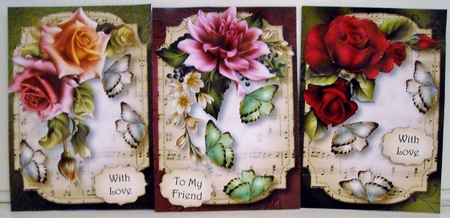Sheet Music & Butterflies A5 Bumper Kit 1 by Pam Stubley