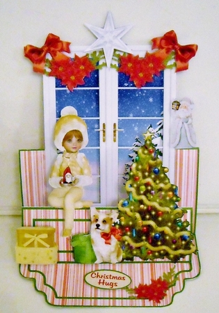 WINDOWS ON THE WORLD - TRADITIONAL COLOURS Christmas Blue Sky by Pam Stubley