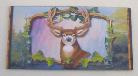 HANDSOME BUCK BIRTHDAY NO HAT MONEY WALLET by Pam Stubley