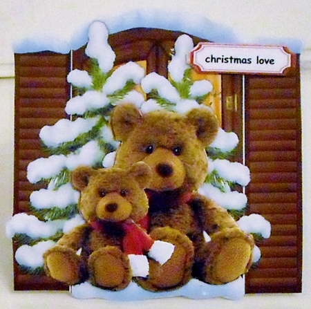 Cute Christmas  Teddies 2 by Pam Stubley