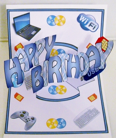 Pop and Twist card Computers by Pam Stubley