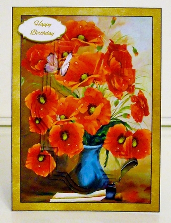Poppies Mini Kit Pyramid by Pam Stubley