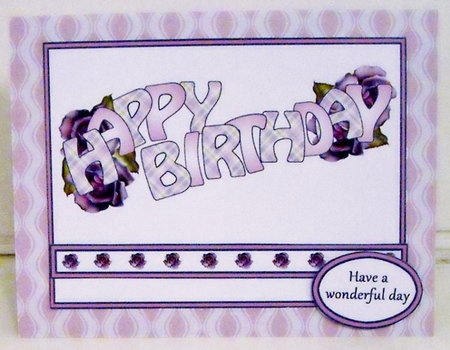 Pop and twist  Purple Roses by Pam Stubley