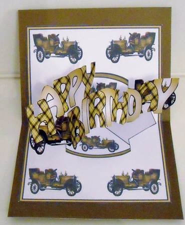 Pop and twist  Vintage car by Pam Stubley