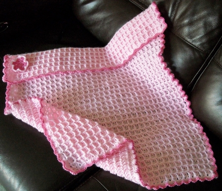 CROCHET PATTERN - CP326 - baby afghan blanket - UK & USA Terms - PDF by Pam Stubley