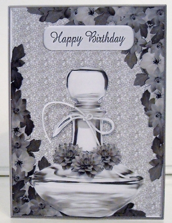 Perfume Bottle Grey by Pam Stubley