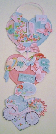 Perfect Day Hanging Hearts Trio by Pam Stubley