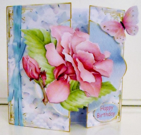Fold-Back Gatefold Kit - Camelia by Pam Stubley