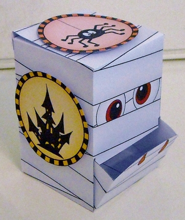 3D Fun Halloween Dispenser Box Mini Kit - Mummy VooDoo by Pam Stubley