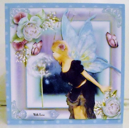 The Dandelion Fairy Card Front Kit by Pam Stubley