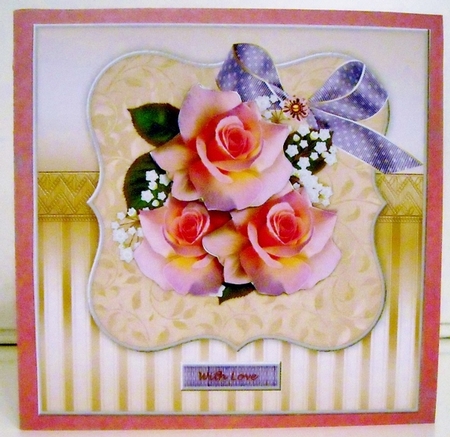 Birthday  Roses by Pam Stubley