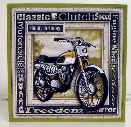 Motorcycle 8x8 3 Page Mini Kit by Pam Stubley