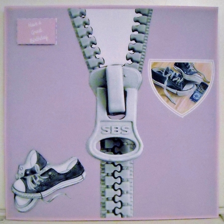 HOODY & TRAINERS TEEN BIRTHDAY 4 by Pam Stubley