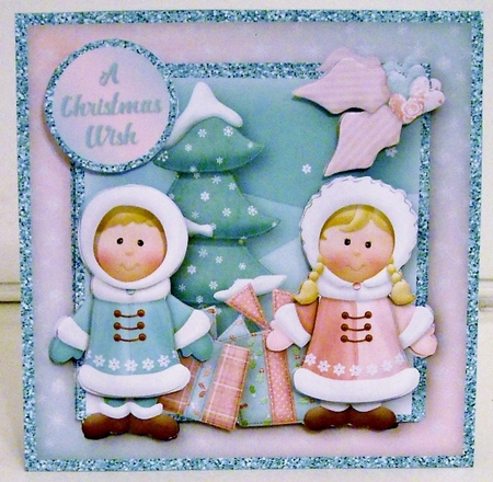 Bringing Gifts - Decoupage Card Mini Kit by Pam Stubley