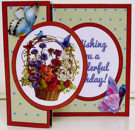 Flower Basket Birthday by Pam Stubley
