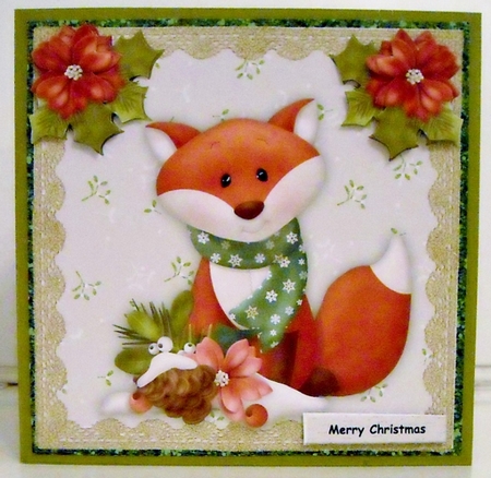 Christmas Animals Fox by Pam Stubley