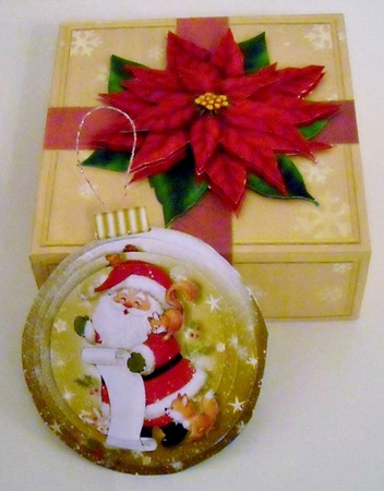 3D Bauble Card And Gift Box Mini Kit 6 by Pam Stubley