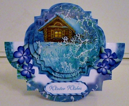 Tis The Season - Shaped Wobble Card Mini-kit by Pam Stubley