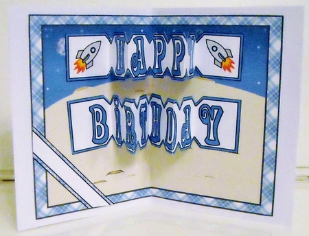 Space 3-8 years pop-out words by Pam Stubley