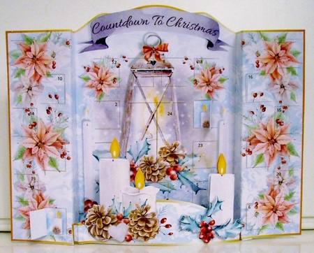 ADVENT CALENDAR CARD - Christmas Light by Pam Stubley