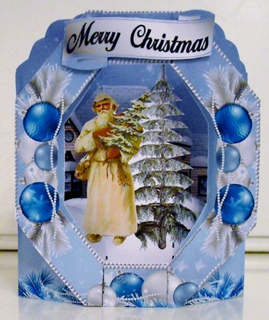 Home For The Holidays Ring Front Card by Pam Stubley