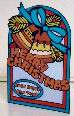 Christmas Bells Red & Teal by Pam Stubley