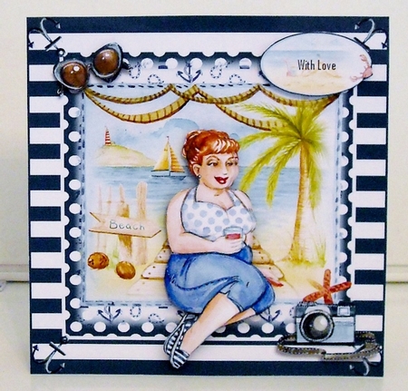 Wish You Were Here Card Front Kit by Pam Stubley