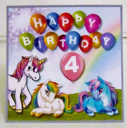 Unicorn birthday by Pam Stubley