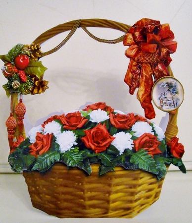 Christmas Basket 14 by Pam Stubley