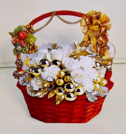 Christmas Basket 15 by Pam Stubley