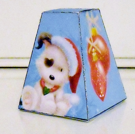 Christmas Puppy Icicle Box Ornament 2 by Pam Stubley
