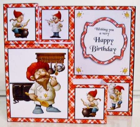 3 step pop out Too many cooks by Pam Stubley