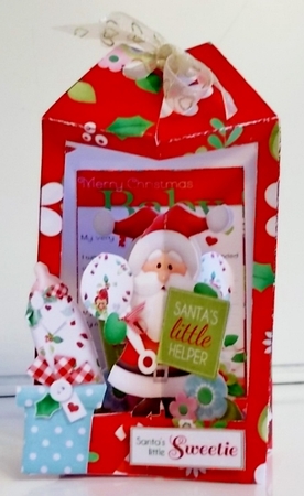 My First Christmas 3D Hanging Christmas Card & Envelope by Pam Stubley