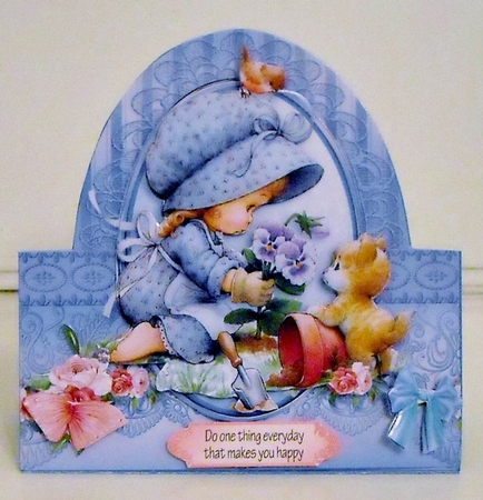 Garden GirlsTent Card Mini Kit.1 by Pam Stubley
