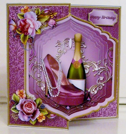 Party Time Offset Front Card Mini Kit by Pam Stubley